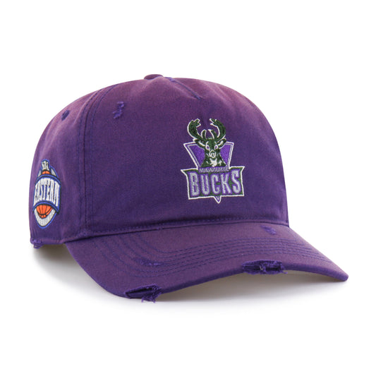 MILWAUKEE BUCKS HARDWOOD CLASSICS WORN '47 HITCH LC LOW CROWN